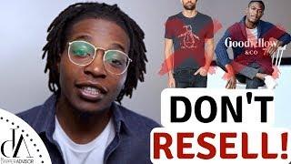 10 Menswear Brands That DON'T sell On eBay & PoshMark | Men's Clothing to Avoid When Sourcing Pt. 2