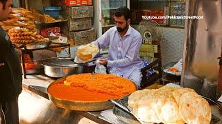 Halwa Puri | Best Halwa Pori in Peshawar | Pakistani Street Food