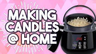 Making Candles at Home With the PEEWF Wax Melting Machine and Candle Making Kit