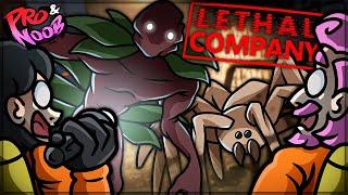 I WANT TO CRY - Pro and Noob VS Lethal Company! (Why Would You Do This Patrons!?)