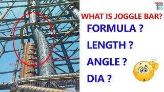 What is Joggle in Column Bar? How to Find Angle, Formula, Dia, and Length In Joggle Bar