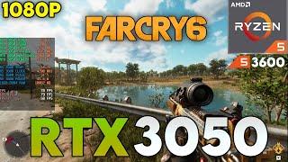 Far Cry 6 | Ryzen 5 3600 | RTX 3050 8GB | 16GB RAM | 1080p- All Settings