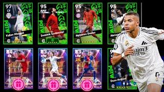 New Featured!!  Free SHOWTIME Pack Rewards  X6 Pack Opening eFootball 2025 | 101 Mbappe POTW Card