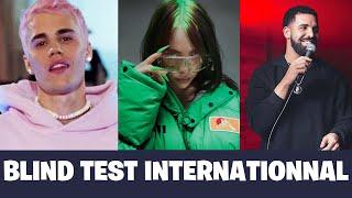 BLIND TEST MUSIQUE INTERNATIONAL