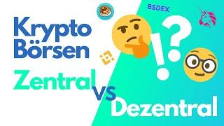 Kryptobörsen Zentral vs. Dezentral // Krypto - wie fange ich an? #1