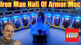 Lego Iron Man Hall of Armor Moc