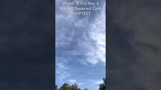 Falltest IPhone 15 Pro Max & Ultimal Tesseract Hülle Military Standart  #appleiphone15promax