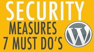 7 Security Tips for your WordPress Website