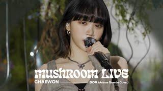 MUSHROOM LIVE S02 CHAEWON - pov (Ariana Grande Cover)