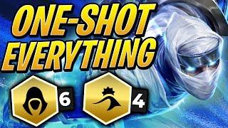 6 ASSASSINS WILL ONE SHOT EVERYTHING! | TFT | Teamfight Tactics Set 2 | League of Legends Auto Chess