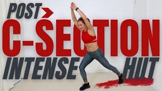 Post C Section HIIT Workout | POSTPARTUM EXERCISE for WEIGHT LOSS AFTER C SECTION
