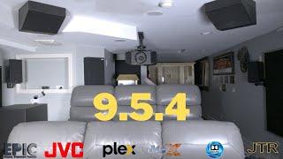 Epic Home Theater Tours: 9.5.4 JTR DIY Basement HOME THEATER Slams!