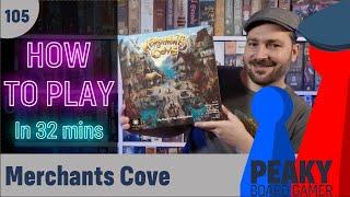 How to play Merchants Cove board game - All factions - Peaky Boardgamer