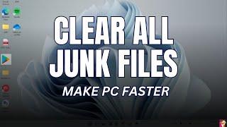 How to Clear ALL CACHE & JUNK From Windows 11 & Windows 10 (Easy Way)
