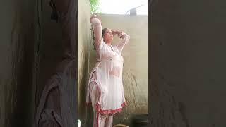 Desi aunty bathing vlog |