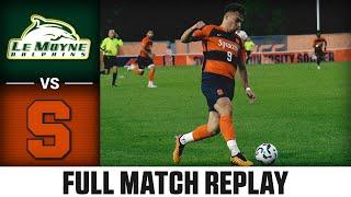 Le Moyne vs. Syracuse Full Match Replay | 2024 ACC Men's Soccer