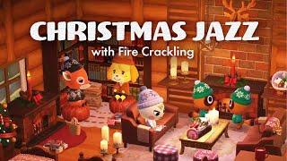 Cozy Animal Crossing MusicChristmas Jazz with Fire Cracking