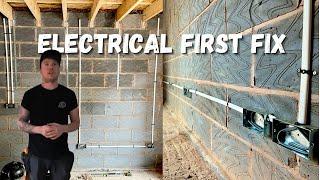 Kitchen Electrics Saga, First Fix-Electrician