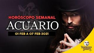 Horóscopo Semanal Acuario  - 1 al 7 de Febrero 2021