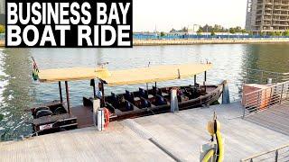 Business Bay Water Canal Boat Ride (Abar) | 4K | Visit Dubai