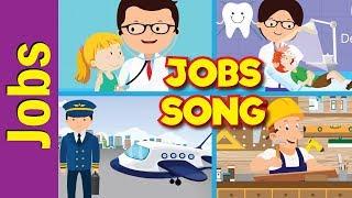 Jobs Song for Kids | What Do You Do? | Occupations | Kindergarten, Preschool, ESL | Fun Kids English
