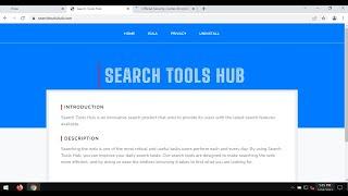 Searchtoolshub.com browser hijacker (removal instructions).