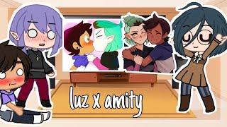 The owl house reaccionan a los tiktoks de amity x luz