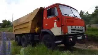 Русски самосвал КамАЗ-5511 / Russian truck KAMAZ-5511 in action