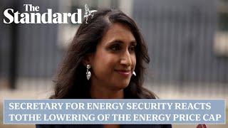 Secretary for Energy Security reacts to the lowering of the energy price cap