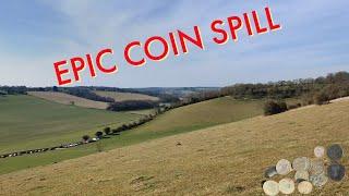 Heart Attack Hill Metal Detecting with Coins Galore. Soilsearchers Dig.