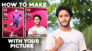How to make an iconic card with your picture | Creat Your Own Icon Card in Pes 2021 Mobile