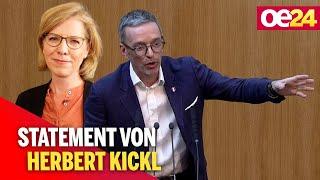 Herbert Kickl | FPÖ stellt  Misstrauensantrag gegen Gewessler