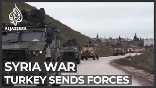 Syria war: Turkey sends military reinforcements to Idlib