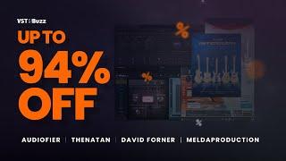 VSTBuzz Deals #35/2023 - Up to 94% off David Forner, Audiofier, MeldaProduction & Thenatan