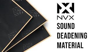 Eliminate Shakes & Rattles in Your Vehicle With NVX Stealth Black Sound Deadening Material