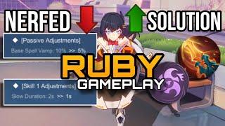 NEW BEST BUILD & EMBLEM FOR RUBY AFTER GETTING NERFED | RUBY GAMEPLAY | ikanji | MOBILE LEGENDS