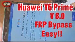 Huawei Y6 Prime 2018 FRP Bypass || Huawei ATU L42 V8.0 Frp Unlock So Easy Method