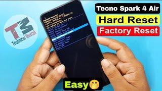 Tecno Spark 4 Air Hard Reset | Remove Lock | Technical Mustak #hardrest