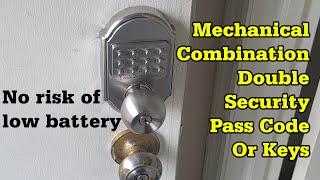 Mechanical Entry Door Lock | JoeteckTips