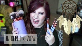 LUXIE BEAUTY DREAMCATCHER COLLECTION MAKEUP BRUSH SET IN DEPTH REVIEW