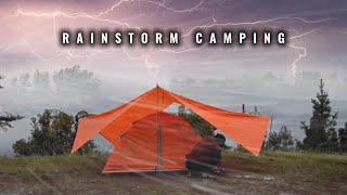 ️ LONGEST RAIN in solo camping, Laze Around in Tent with Rain Sound (Relaxing Camping)