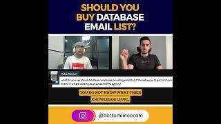 Should you buy database clients email list as an agency?