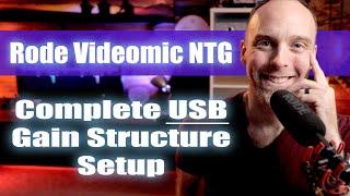 How to set up your Rode Videomic NTG via USB for the best sound.