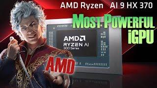 NEW! - AMD Ryzen AI 370 with 890m iGPU  - VERY Demanding Game Testing