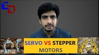 Difference between Servo and Stepper Motor || Servo vs Stepper|| Electronic Dhamaal