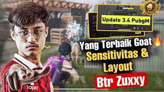 Sensitivitas Terbaik PUBG Mobile | Sensitivitas BTR Zuxxy Pubg Terbaru 2024 + Kode Layout PUBG