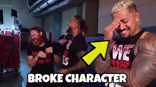 8 Minutes of WWE Wrestlers Breaking Character Hillariously