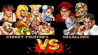 シャドルー 四天王 対 ストリートファイターズ Street Fighters VS Shadaloos