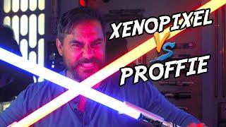 Neopixel Lightsaber Comparison! PROFFIE VS XENOPIXEL V3