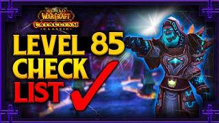 10 Things You Should Already be Doing at Level 85! | Ultimate Checklist for Cataclysm Classic